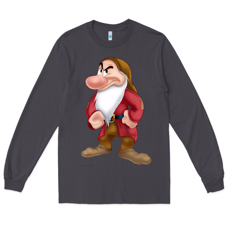 Grumpy Dopey Dwarf Long Sleeve Tee by linhVisuals | Teevron