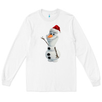 White olaf Long Sleeve Tee - linhVisuals