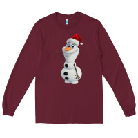 Burgundy olaf Long Sleeve Tee - linhVisuals