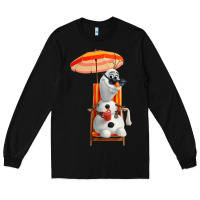 Black olaf Long Sleeve Tee - linhVisuals