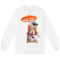 White olaf Long Sleeve Tee - linhVisuals