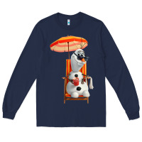 Navy olaf Long Sleeve Tee - linhVisuals