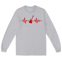 Moon Dust heartbeat electric guitar Long Sleeve Tee - linhVisuals