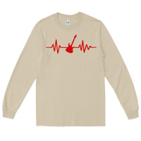 Heartbeat Electric Guitar Long Sleeve Tee | Teevron