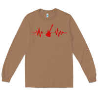 Toasted Coconut heartbeat electric guitar Long Sleeve Tee - linhVisuals
