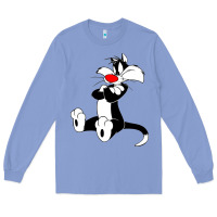 Colony Blue sylvester cat Long Sleeve Tee - linhVisuals