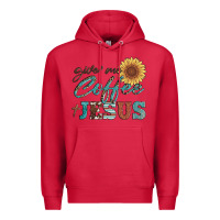 Cardinal give me coffee and jesus Premium Hoodie - Artiststas