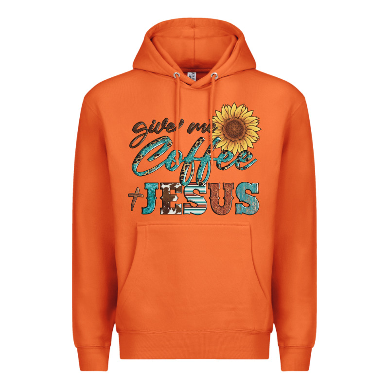 Give Me Coffee And Jesus Premium Hoodie by Artiststas | Teevron