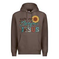Coffee give me coffee and jesus Premium Hoodie - Artiststas