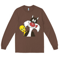 Chestnut tweety and sylvester Long Sleeve Tee - linhVisuals