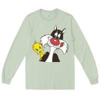 Matcha tweety and sylvester Long Sleeve Tee - linhVisuals