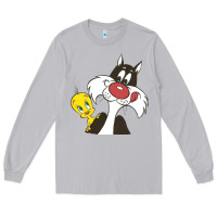 Moon Dust tweety and sylvester Long Sleeve Tee - linhVisuals