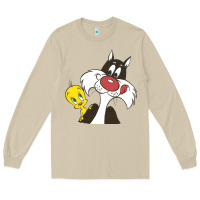 Mushroom tweety and sylvester Long Sleeve Tee - linhVisuals