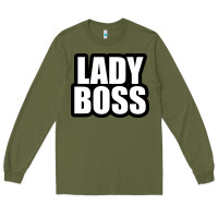 Army Green Lady boss... Long Sleeve Tee - linhVisuals