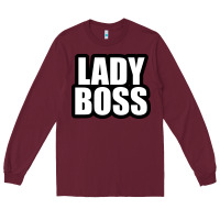 Burgundy Lady boss... Long Sleeve Tee - linhVisuals