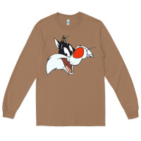 Toasted Coconut sylvester  face Long Sleeve Tee - linhVisuals