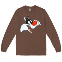 Chestnut sylvester  face Long Sleeve Tee - linhVisuals