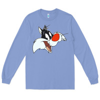 Colony Blue sylvester  face Long Sleeve Tee - linhVisuals