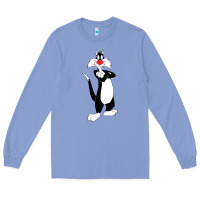 Colony Blue sylvester cat Long Sleeve Tee - linhVisuals