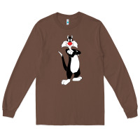 Chestnut sylvester cat Long Sleeve Tee - linhVisuals