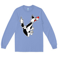 Colony Blue sylvester cat Long Sleeve Tee - linhVisuals