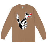 Toasted Coconut sylvester cat Long Sleeve Tee - linhVisuals