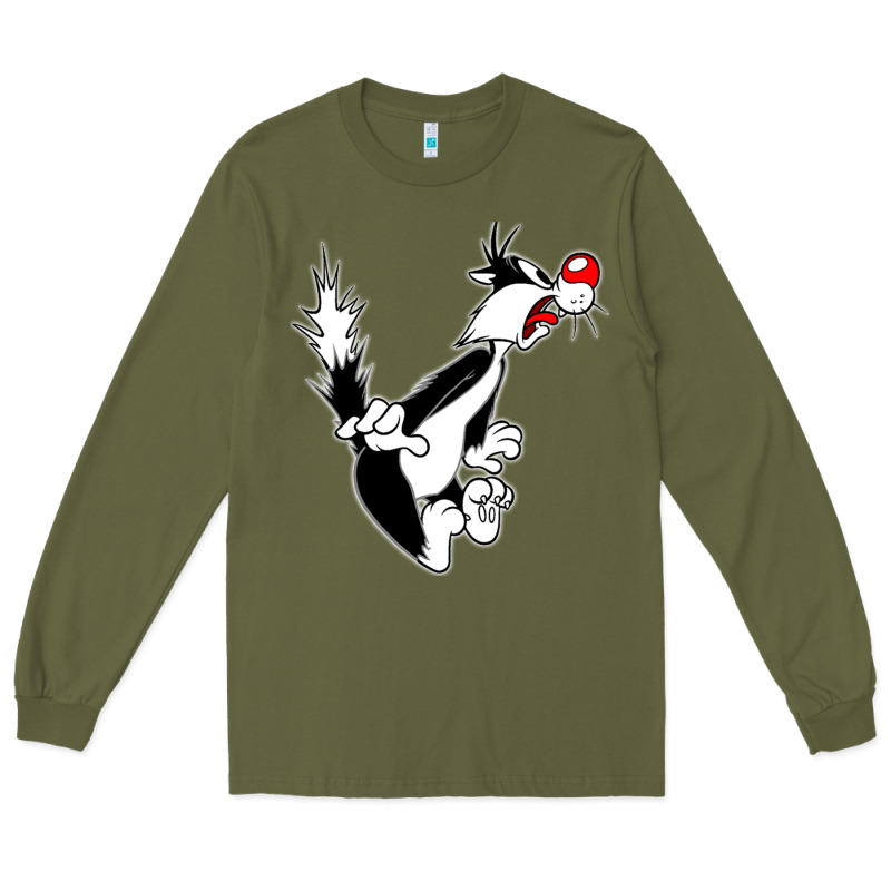 Sylvester Cat Long Sleeve Tee by linhVisuals | Teevron
