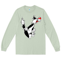 Matcha sylvester cat Long Sleeve Tee - linhVisuals