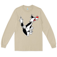 Mushroom sylvester cat Long Sleeve Tee - linhVisuals