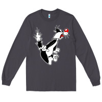 Smoke sylvester cat Long Sleeve Tee - linhVisuals