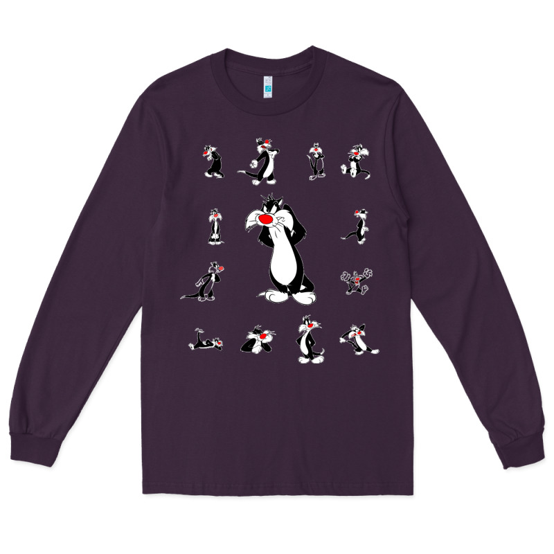 Sylvester Cat Long Sleeve Tee by linhVisuals | Teevron