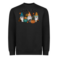 Black Fall Vibes Gnomes Heavyweight Sweatshirt - RanaPortraitStore