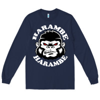 Navy harambe Long Sleeve Tee - linhVisuals