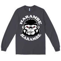 Smoke harambe Long Sleeve Tee - linhVisuals