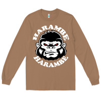 Toasted Coconut harambe Long Sleeve Tee - linhVisuals
