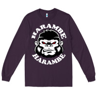 Plum harambe Long Sleeve Tee - linhVisuals