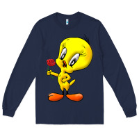 Navy tweety Long Sleeve Tee - linhVisuals