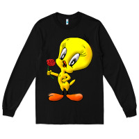 Black tweety Long Sleeve Tee - linhVisuals