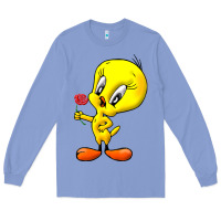 Colony Blue tweety Long Sleeve Tee - linhVisuals