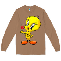 Toasted Coconut tweety Long Sleeve Tee - linhVisuals