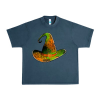 Midnight Navy leopard witch hat Urban Heavy Tee - Jasminsmagicworld