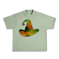 Oil Green leopard witch hat Urban Heavy Tee - Jasminsmagicworld
