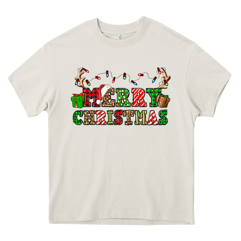 Merry Christmas Heavy Core Tee by OliviaCreatesArt | Teevron