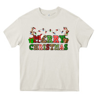 Cream merry christmas Heavy Core Tee - OliviaCreatesArt