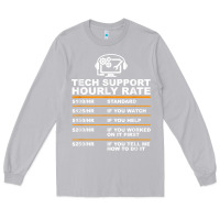 Moon Dust tech support hourly rate t shirt Long Sleeve Tee - linhVisuals