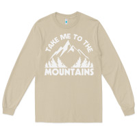 Mushroom take me to the mountains nature lover Long Sleeve Tee - linhVisuals