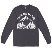 Smoke take me to the mountains nature lover Long Sleeve Tee - linhVisuals
