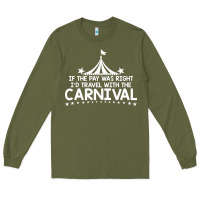 Army Green carnival Long Sleeve Tee - linhVisuals