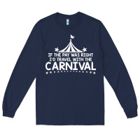 Navy carnival Long Sleeve Tee - linhVisuals