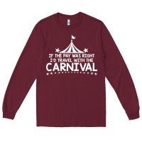 Burgundy carnival Long Sleeve Tee - linhVisuals